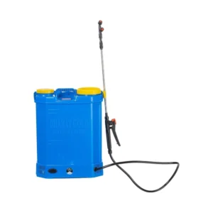 Bharat Gold 16L Battery Operated Knapsack Sprayer Pump for Agriculture | 12V 8Ah Rechargeable Spray Machine for Pesticides, Gardening, Sanitizer, with 4 Nozzles Set - with 1 Month Warranty