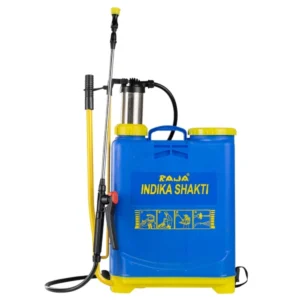 Raja Indika Manual Agriculture Sprayer Pump – 16 L ISO Certified Tank for Farming, Gardening, Horticulture, Sanitizer Spraying – with Assembly Video Guide - with 1 Month Warranty