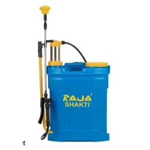RAIJA Shakti 16L Manual Agricultural Sprayer Pump – Hand Operated Knapsack Spray Machine with Back Support for Farming, Gardening, Pesticide, Fertilizer & Sanitizer (Blue) - with 1 Month Warranty