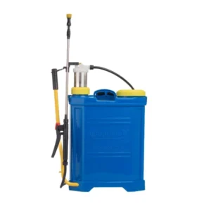 Agroprime 16L Manual Agriculture Sprayer Pump – Hand Operated Knapsack Spray Machine for Farming, Garden, Pesticide, Fertilizer & Sanitizing – with Back Support & Assembly Video (Blue)